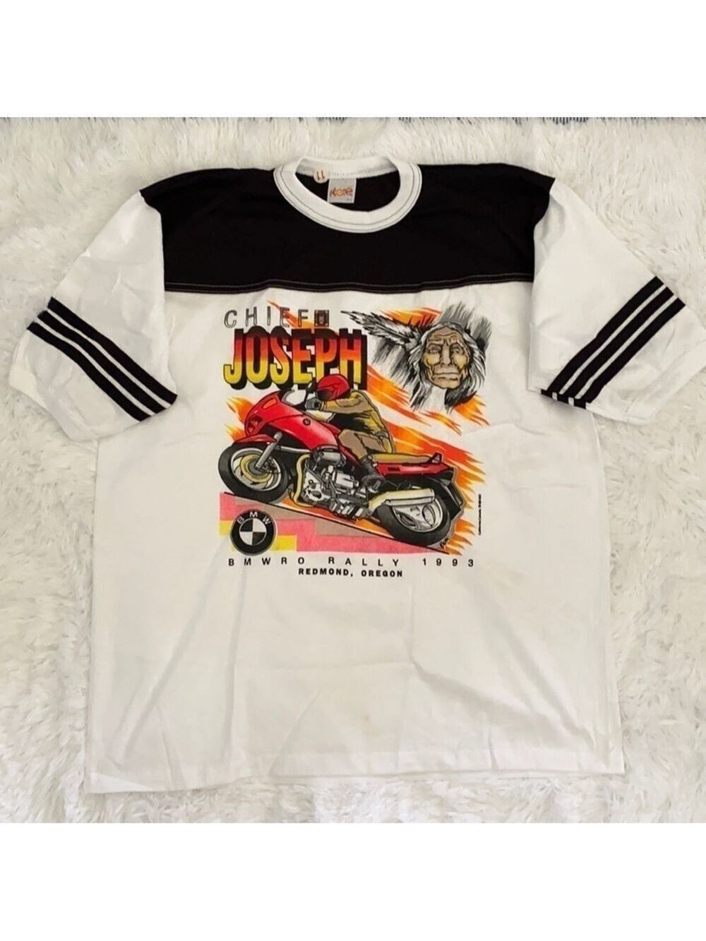 True 90’s Vintage BMW chief Joseph rally T-shirt